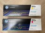 2 originele nieuwe HP toners HP CF532A-CF533A Y-M (HP 205A), Ophalen of Verzenden, Toner, HP ORIGINAL