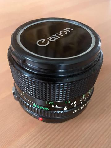 Canon FD 24mm F2.8 Compact Wide-Angle Prime Lens beschikbaar voor biedingen