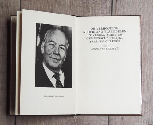 Lode Craeybeckx: De verhouding Nederland / Vlaanderen, Boeken, Politiek en Maatschappij, Zo goed als nieuw, Ophalen of Verzenden