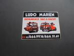 Sticker Depannage Ludo Mariën Essen, Verzenden, Nieuw, Bedrijf of Vereniging