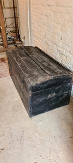 vintage oude hutkoffer hutkist, Huis en Inrichting, Woonaccessoires | Kisten, Ophalen, Gebruikt