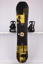 145 cm snowboard BURTON RADIUS, black/yellow, woodcore, FLAT, Gebruikt, Board, Verzenden