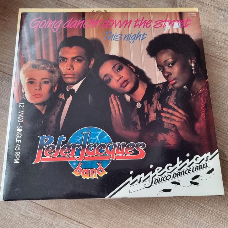 12" Peter Jacques Band – Going Dancin' Down The Street, CD & DVD, Vinyles Singles, Utilisé, Maxi single, Dance, 12 pouces, Enlèvement ou Envoi