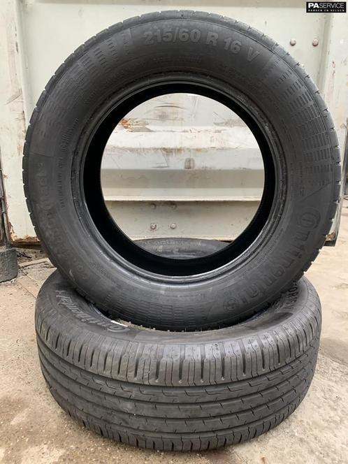 2x Continental 215 60 16 zomerbanden met 6.5 mm, Auto-onderdelen, Banden en Velgen, Banden en Velgen, Zomerbanden, 16 inch, 215 mm