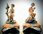 twee prachtige biscuit beeldjes merk ;lumedart BELGIUM, Antiek en Kunst, Ophalen