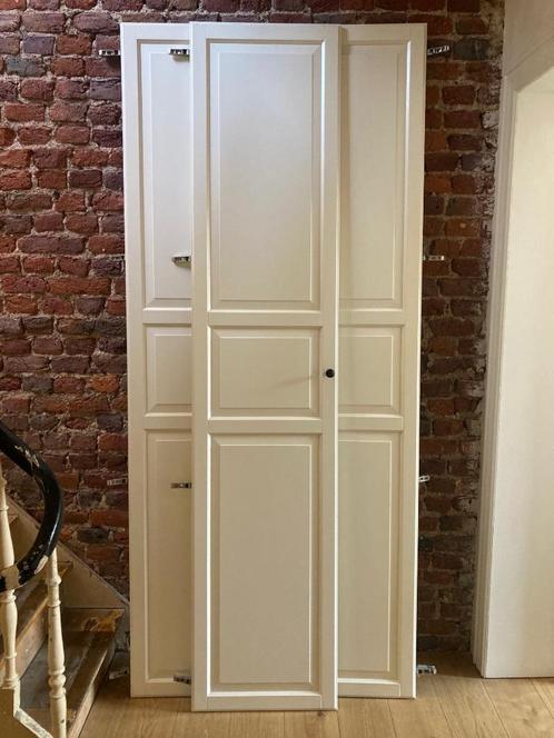 Lot de 3 Portes PAX Ikea - Tyssedal blanc, Huis en Inrichting, Kasten | Kleerkasten, Gebruikt, 200 cm of meer, 50 tot 100 cm, Ophalen