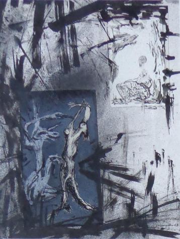 JAN VAERTEN / FIGUREN / ORIGINEEL + COLLAGE / 65x50cm / SIG beschikbaar voor biedingen