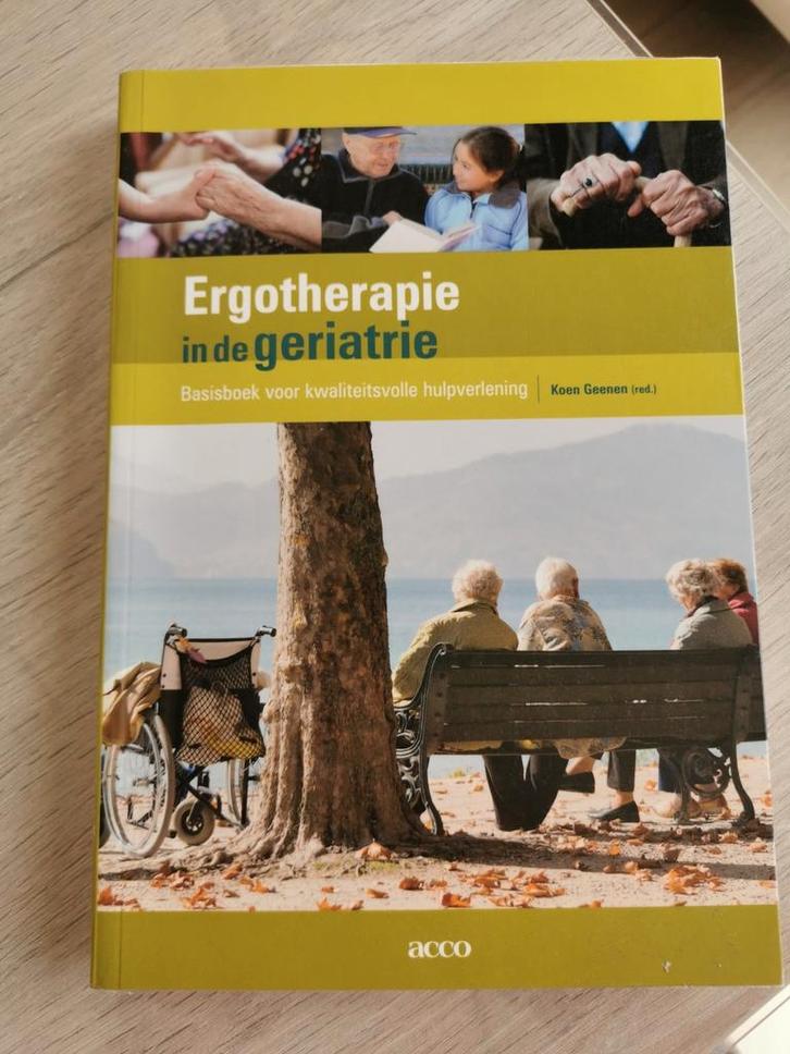 Ergotherapie in de geriatrie, Boeken, Wetenschap, Zo goed als nieuw, Ophalen of Verzenden
