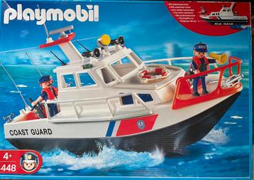Playmobil coast guard boot  + diepzeeduiker 