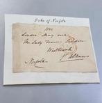 Hertog van Norfolk Gesigneerde brief uit 1835 antiek london, Postzegels en Munten, Ophalen of Verzenden, Brief
