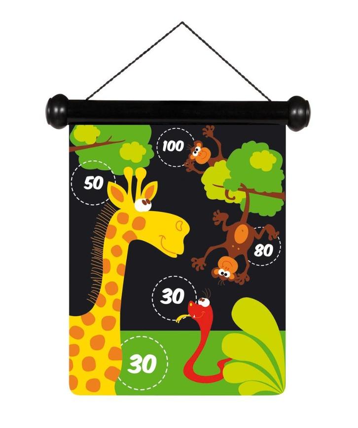 Magnetisch dartspel dierentuin, Kinderen en Baby's, Speelgoed | Overig, Nieuw, Jongen of Meisje, Ophalen of Verzenden