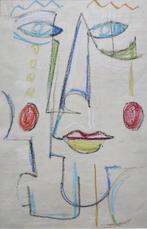 ANONIEM WERK (Circa 1960) /Mixed Media (GROOT FORMAAT), Ophalen