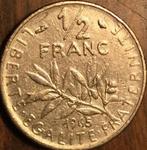 ½ Frank handtekening "O. Roty"Frankrijk 1965, Postzegels en Munten, Frankrijk, Losse munt, Verzenden