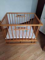 Vends parc en bois pliable pour bébé avec tapis., Ophalen, Gebruikt
