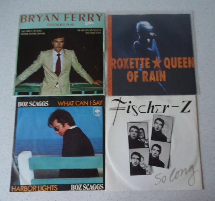 Part 140 - 4 Singles van Bryan Ferry,, Roxette, Ficher -Z, Cd's en Dvd's, Vinyl Singles, Gebruikt, Single, Pop, 7 inch, Ophalen of Verzenden