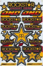 Rockstar One Industies stickervel #7, Collections, Autocollants, Envoi, Neuf