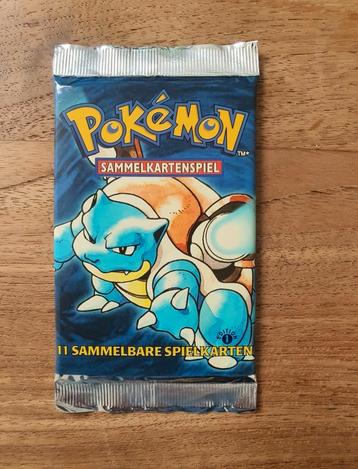 Pokemon 1st Edition Base Set Booster Pack (Blastoise Art), Enlèvement, Comme neuf, Booster