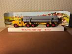 matchbox  pipe truck K10, Ophalen of Verzenden, Zo goed als nieuw, Matchbox
