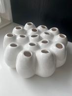 Grote ronde witte (tulpen)vaas 30cm, Maison & Meubles, Accessoires pour la Maison | Vases, Comme neuf, Enlèvement ou Envoi