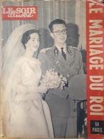 2 revues mariage roi Baudouin:Le soir illustré+Moustique, Enlèvement ou Envoi, 1960 à 1980, Coupure(s)