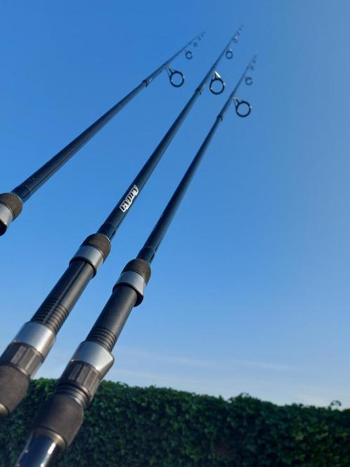 3 stuks Karperhengels Shakespeare Cypry 13ft 3,90m (3,5lb), Watersport en Boten, Hengelsport | Karpervissen, Nieuw, Werphengel