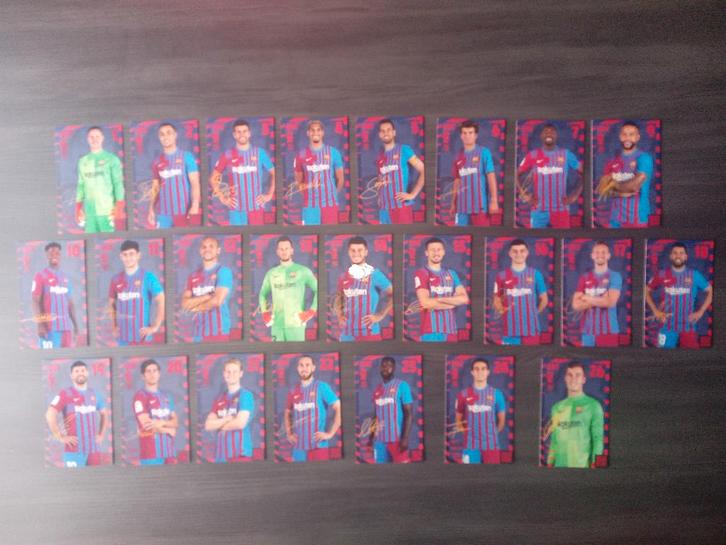 Gesigneerde 2020-2021 set spelerskaarten van FC Barcelona, Collections, Articles de Sport & Football, Neuf, Cartes de joueur, Enlèvement ou Envoi