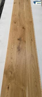 68m2 Lamel Parket click Oak Plank Rustic 299 15mm = €2375, Parket, Meerdere lagen lamel parket houten eiken vloeren, Bruin, 75 m² of meer