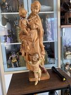 Moeder Gods met Kind Jezus en putti 54 cm, Antiek en Kunst, Ophalen of Verzenden