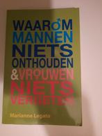 Waarom mannen niets onthouden & vrouwen niets vergeten, Livres, Psychologie, Marianne Legato, Psychologie sociale, Enlèvement