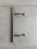 RVS buitendeur greep, Ophalen of Verzenden, Zo goed als nieuw, Metaal, Buitendeur