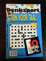 Denksport cryptogrammen, Hobby en Vrije tijd, Denksport en Puzzels, Ophalen of Verzenden, Nieuw, Puzzelboek