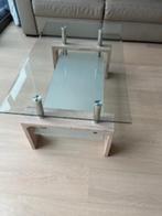 Salon tafel, Huis en Inrichting, Tafels | Salontafels, Ophalen, Gebruikt, Vierkant, Minder dan 50 cm