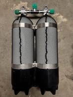 Dubbelset 2x10L - 230 bar - O2 clean - keuring 7/2025, Watersport en Boten, Duiken, Ophalen, Zo goed als nieuw