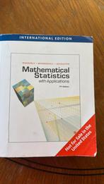 Matematica statistica with Applications 7 edition, Boeken, Schoolboeken, Economie, Wackerly Medenhall Scheaffer, Overige niveaus