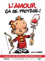Poster géant du petit Spirou+ affiche préservatif et cadeau., Livres, Neuf, Série complète ou Série, Tome & Janry, Envoi