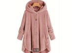 Warme fleece jack jas dames vrouwen Cozy winter warm roze S, Ophalen of Verzenden, Nieuw, Maat 36 (S), Roze
