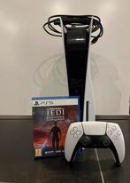 Playstation 5 disc edition met controller en game, Ophalen, Zo goed als nieuw, Playstation 5