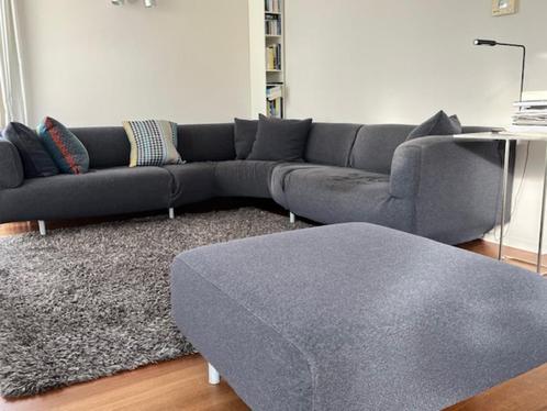 zithoek CASSINA      250 MET + poef + 4 kussens - design it., Huis en Inrichting, Zetels | Complete zithoeken, Gebruikt, Metaal