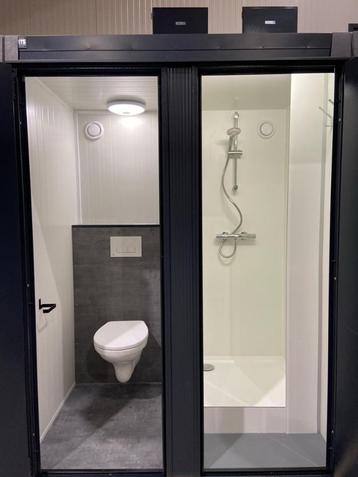 Sanitair unit met toilet en douche compact | Plug en play beschikbaar voor biedingen