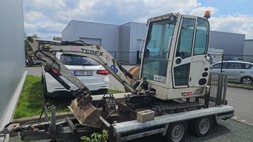 Terex tc 20, Enlèvement, Excavatrice
