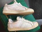 vintage lederen RUCANOR sneakers 40, Sneakers et Baskets, Porté, Enlèvement ou Envoi, Blanc