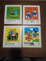 4 schuifpuzzels disney smurfen suske wiske., Ophalen of Verzenden, Smurfen