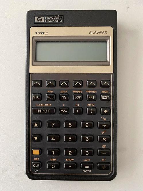 Hewlett Packard HP 17BII Business Financial Calculator, Diversen, Rekenmachines, Zo goed als nieuw, Ophalen of Verzenden
