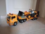 Camion Bruder avec chargeur surbaissé et chargeur sur pneus, Enlèvement ou Envoi, Comme neuf