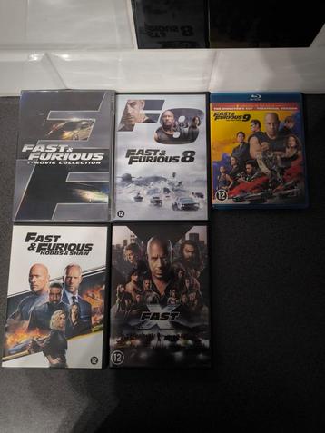 Nieuwe volledige dvd collectie van the fast and thé furious beschikbaar voor biedingen