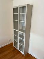 IKEA - Billy / Oxberg kast - Grijs - Tweedehands, Ophalen, Met deur(en), 200 cm of meer, 50 tot 100 cm