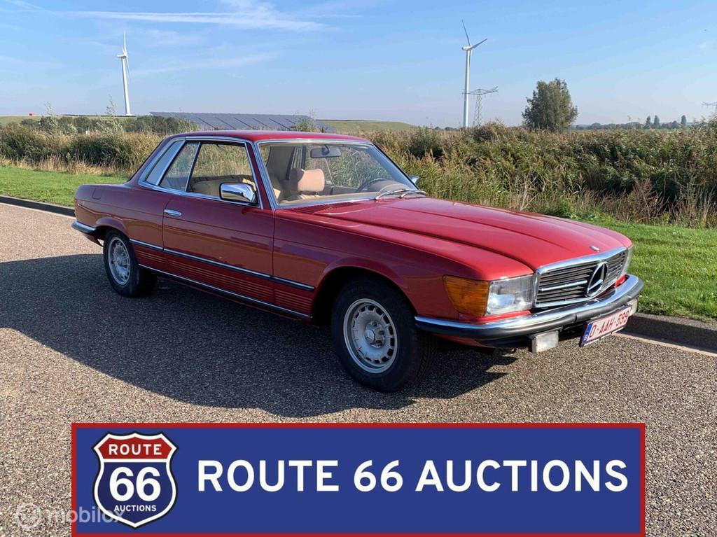 Mercedes-Benz 280 SLC | 1976 | Route 66 Auctions, Zwart, Mercedes-Benz, Bedrijf, Handgeschakeld