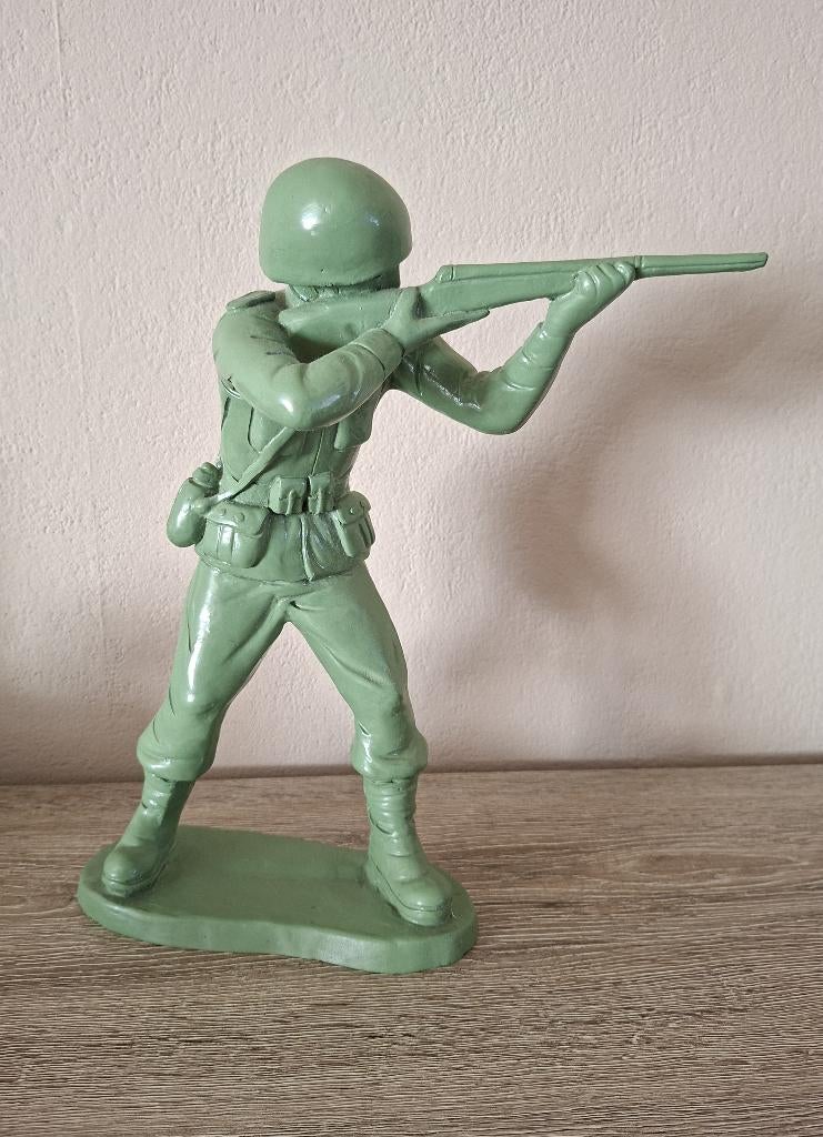 Kunst Beeld Alessandro Padovan Peacekeepers Military Green, Ophalen, Gemerkt, Kunststof, 20 - 50 cm