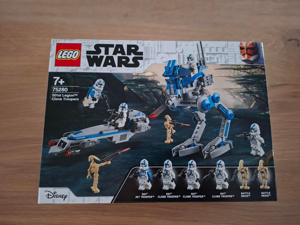 Lego 75280 - 501st Legion Clone Troopers, Star Wars, Lego, Nieuw, Ophalen of Verzenden