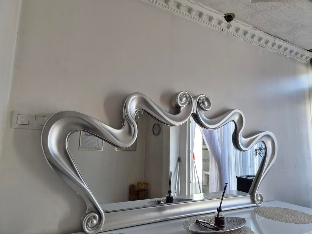 1 grote spiegel, Ophalen